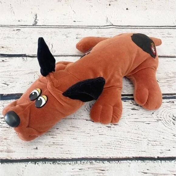 TONKA Vintage 1985 Pound Puppies Brown Spotted Dog - Picture 1 of 5